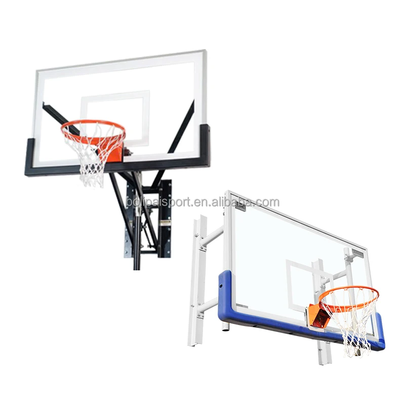 Adjustable wall mounted basketball hoop equipment for training