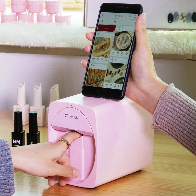 2023 Best Selling Mobile Nail Printer Professional for Nail Salon and Home Nail Printing Machine Designs Printing