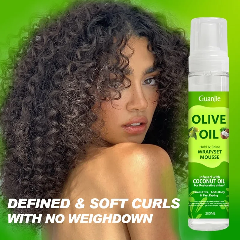 styling curly wig mousse Braid Mousse Organic Shine Moisturizing Hair Foam Mousse Extra Hold Styling Locks Braid Foam