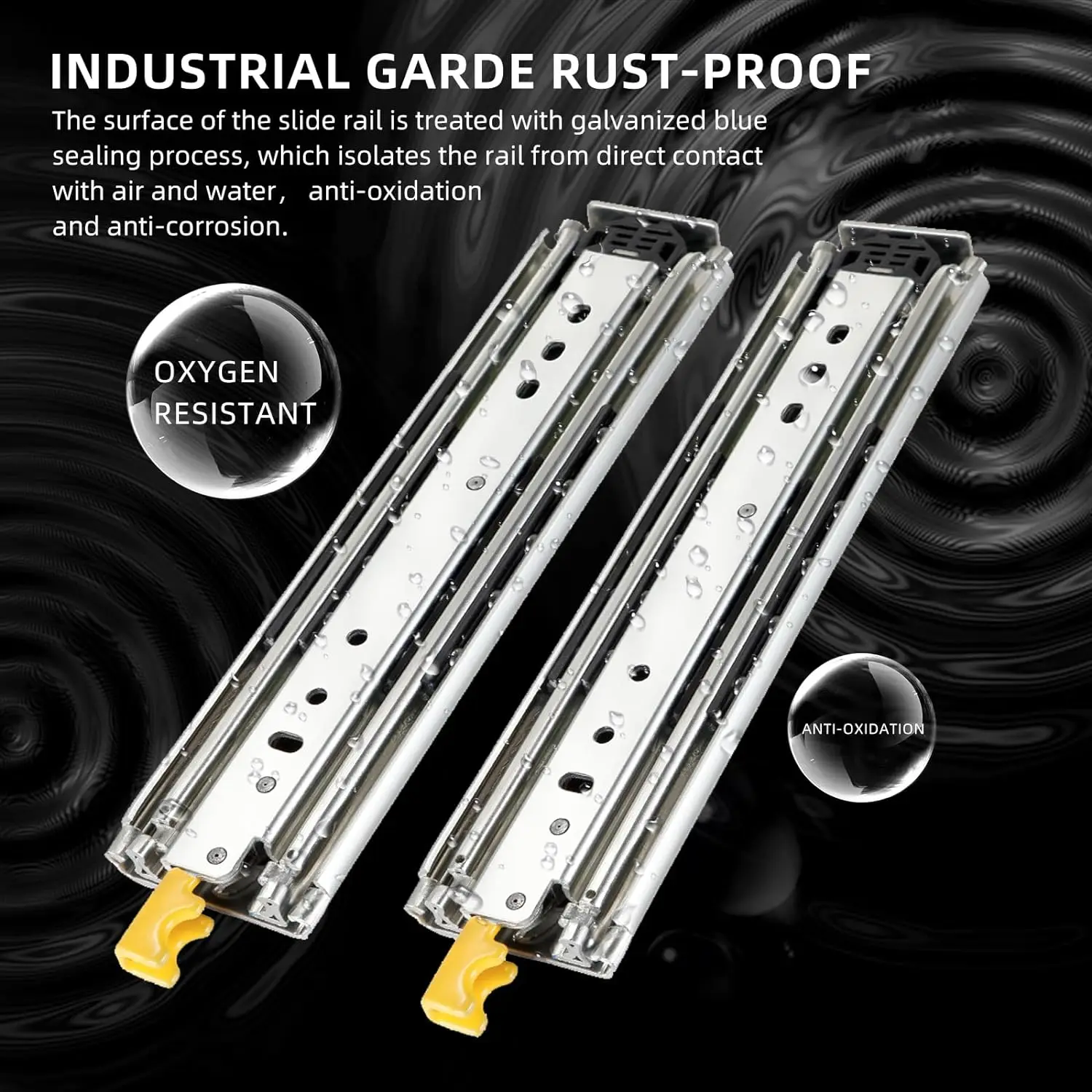 SNEIDA 1450mm Locking Drawer Slides Rails Glides Outdoor camping kitchen RV heavy duty load 225KG drawer slide