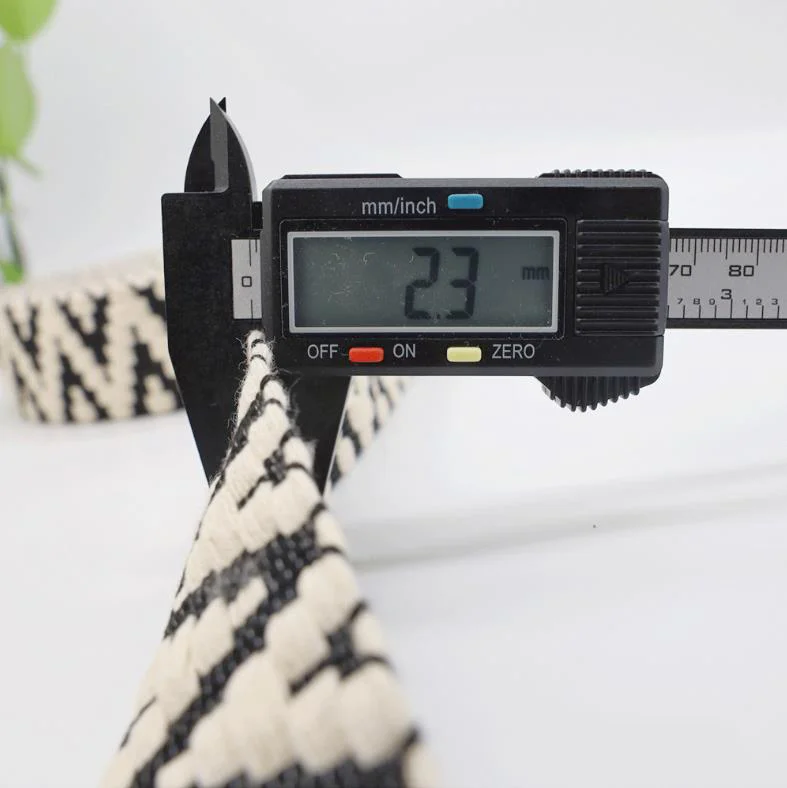 Direct selling thickened cotton jacquard elastic band custom belt luggage strap elastic band