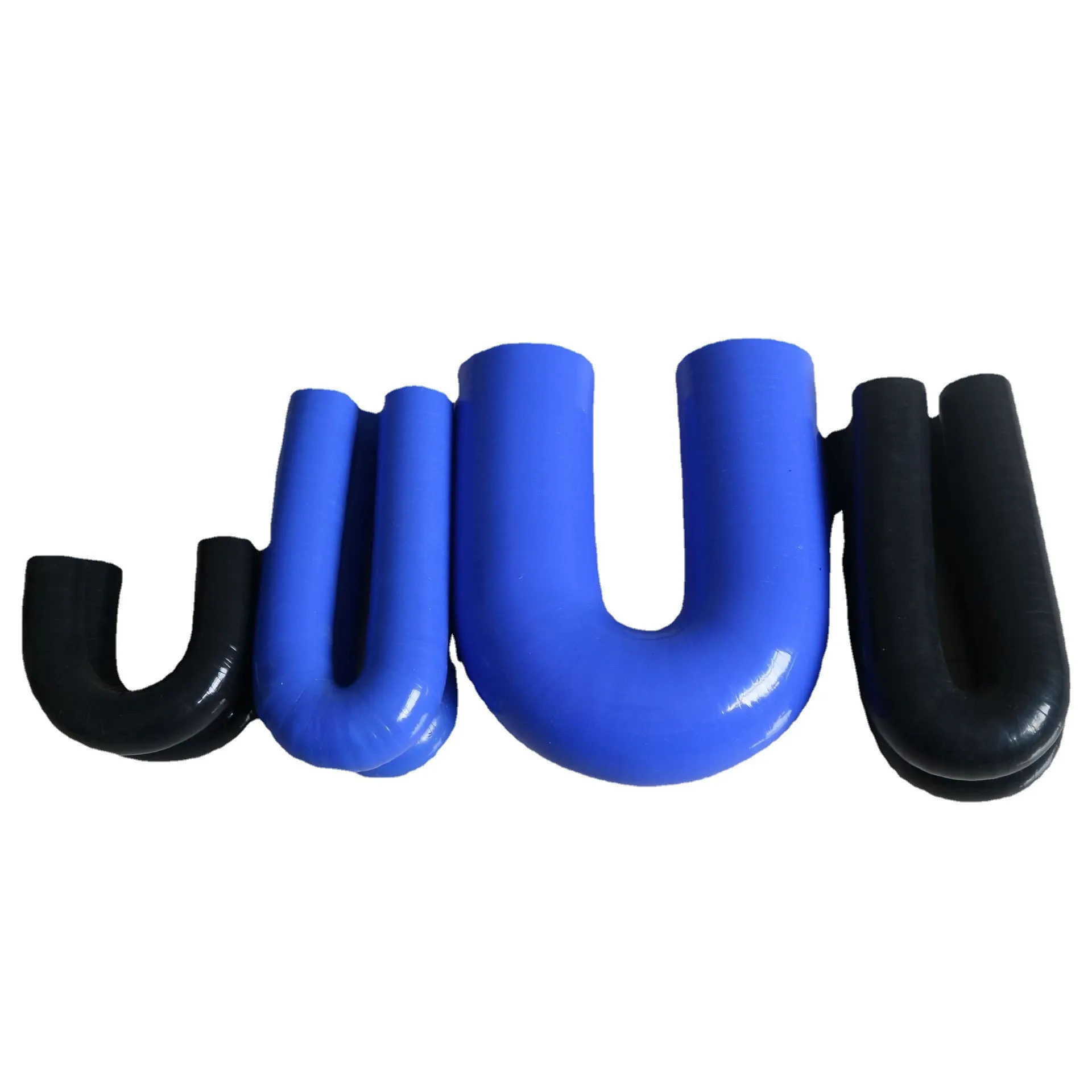 180 degree Straight bending silicone rubber hose elbow silicone hose