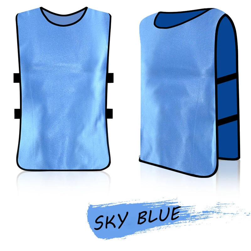 Cheap Custom children numbered soccer training bibs football scrimmage pinnies