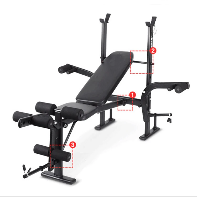 Home Use Gym Fitness Equipment Sit-Up Workout Bench Adjustable Weightlifting  Bench Press