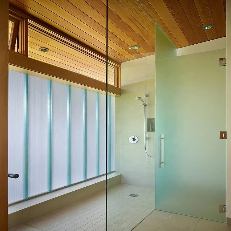 High Quality Acid Etched Frosted Glass 3mm 4mm 5mm 6mm Clear Tempered Frosted Glass Doors Bathroom Bedroom Kitchen office wall