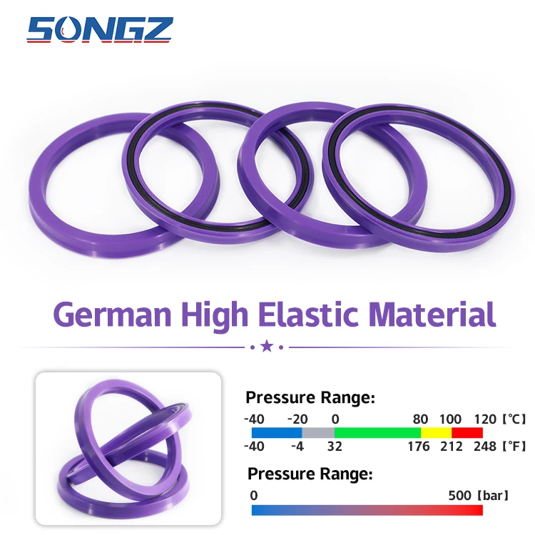 Hydraulic Cylinder Piston Rod Oil Seal PU Durable High Level Excavator Repaired Kits  for Doctor 100*115*9 Main Seals