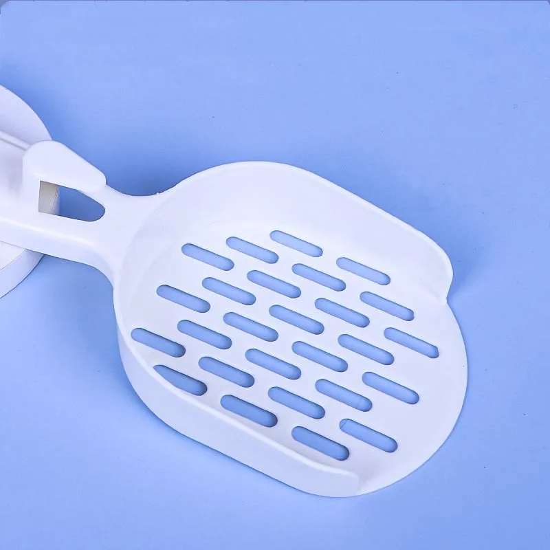 Spot Wholesale Fine Hole Handle Flat Bottom Cat Poop Scoop Cat Deep Litter Shovel Cat Litter Scoop