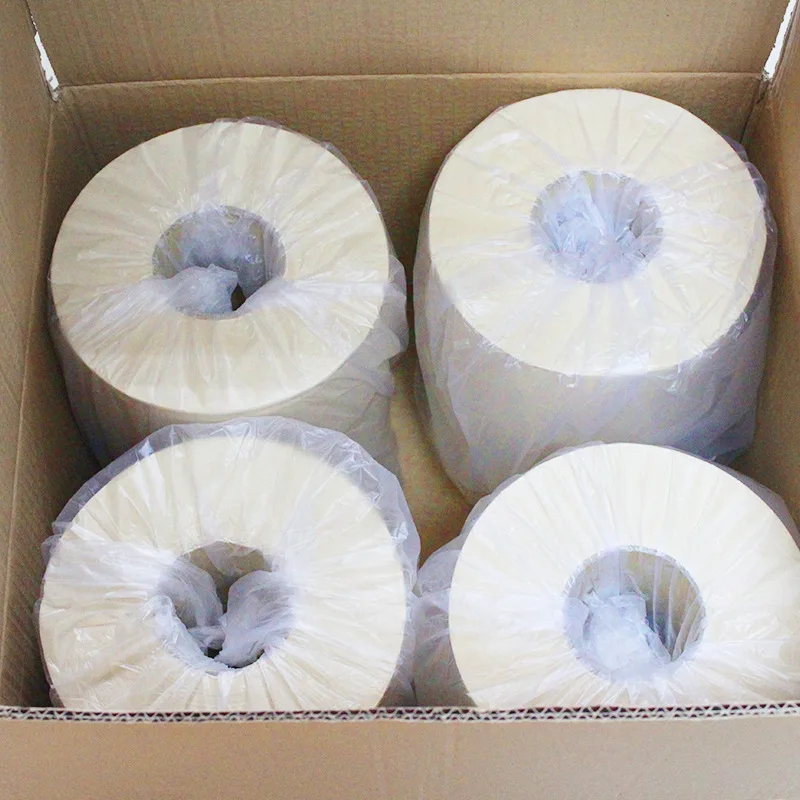 Bamboo Pulp Natural Color White 3 Ply Jumbo Roll Organic Toilet Paper Tissue For Hotel