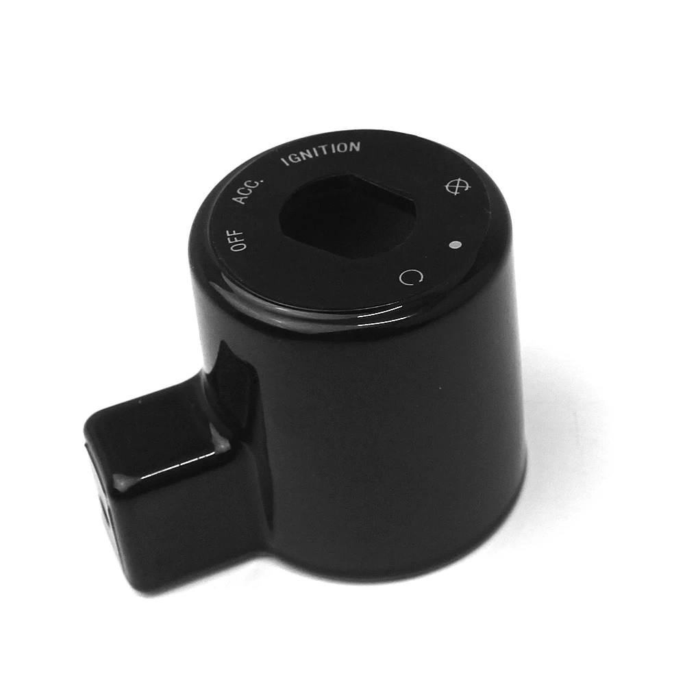 Chrome Motorcycle Ignition Control Switch Key Decoration Cover ABS Cap For Harley Sportster XL 883 1200 Roadster Nightster 04-16