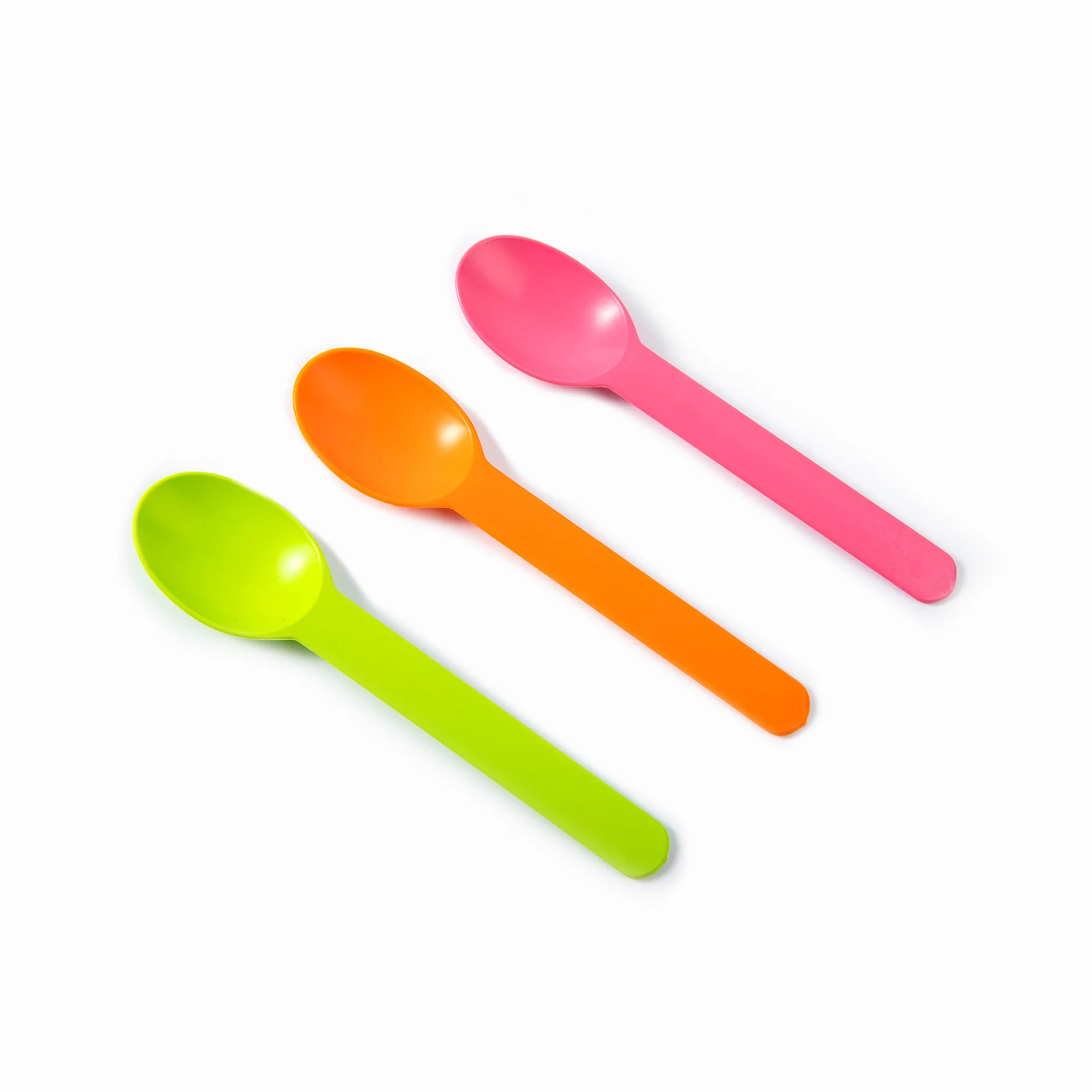 Custom high quality eco friendly cpla compostable disposable biodegradable ice cream spoon