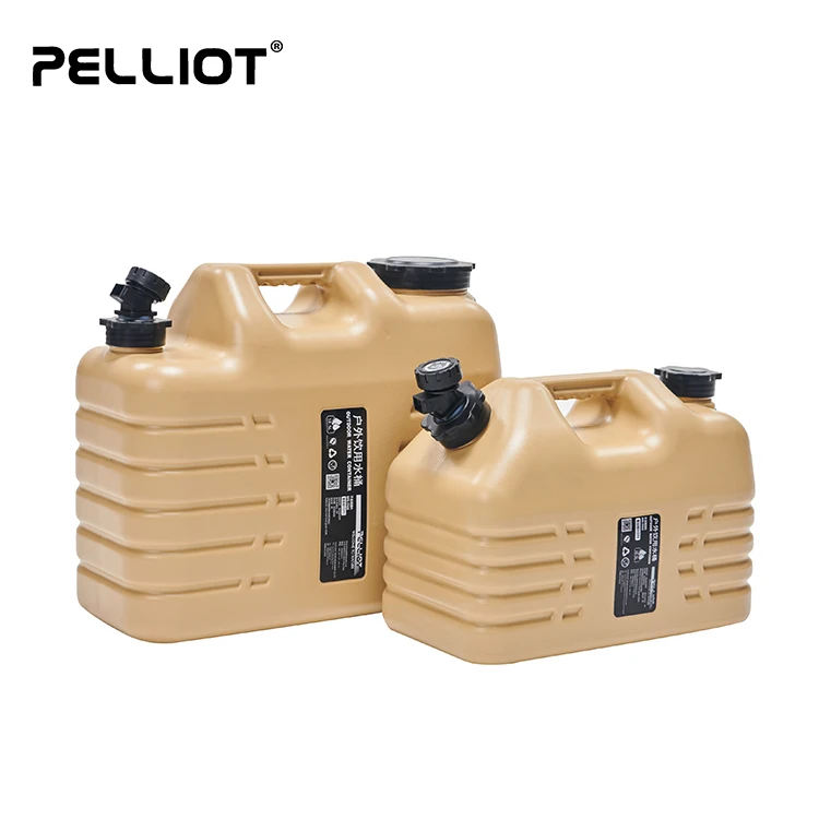 PELLIOT Plastic Storage Container Collamensle Water Bucket Outdoorwinterng Portafur Fhomegrade Silicone 10.5L 18.5L 25lwomenets