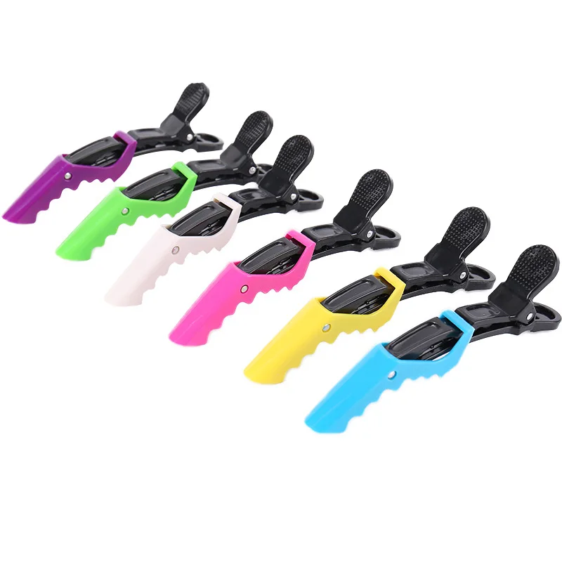 Durable Strong Hold Fixing Hair Cutting Styling Clip Crocodile Carbon Alligator Clipsligator Clips