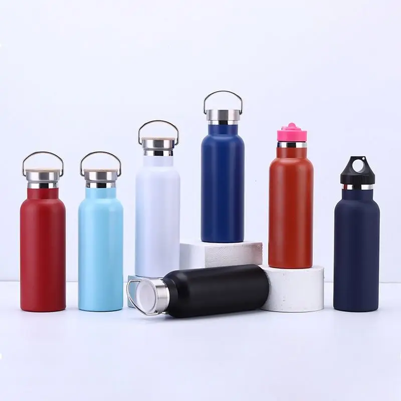 Rhinestone With Straw Hydro Cell Stainless Steel Leak Proof Water Bottle