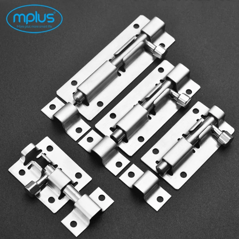 High quality hotel Stainless Steel door latch SS window lock barrel bolt pin tower bolt door bolt latch