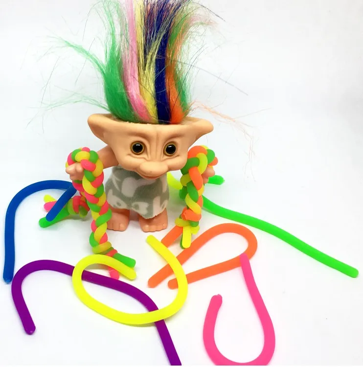 Wholesale Soft Fidget Sensory Toys Pull Noodles Anti Stress Toy Fidget Autism Vent Toys For Kids Adult