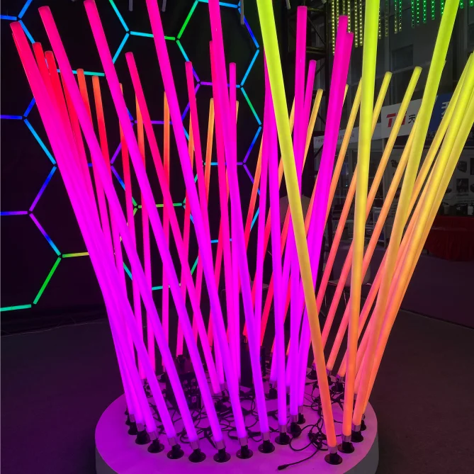 Сценический дизайн/кинотеатр/DJ-шоу/Свадьба 24 В SMD 5050 RGB 3D D40 360 Светодиодная трубка сценическое освещение