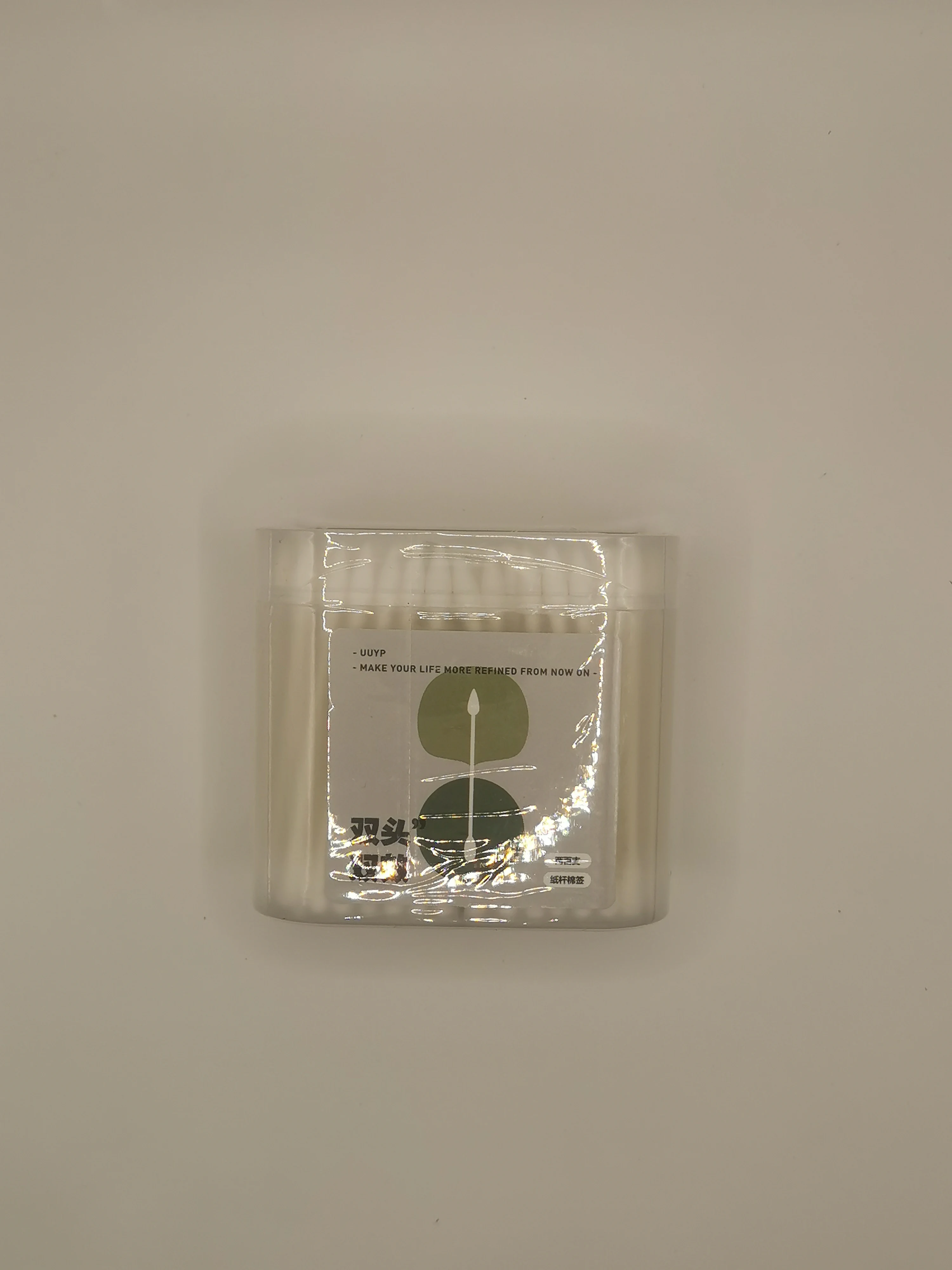 Cleaning Stick Double Head Paper Rod Cotton Swabs 200 Pieces Safety Double Head Swabs