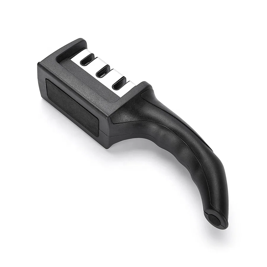 3 Stage Knife Sharpening Tool Helps Repair, Restore and Polish Blades Kitchen Knife Sharpener