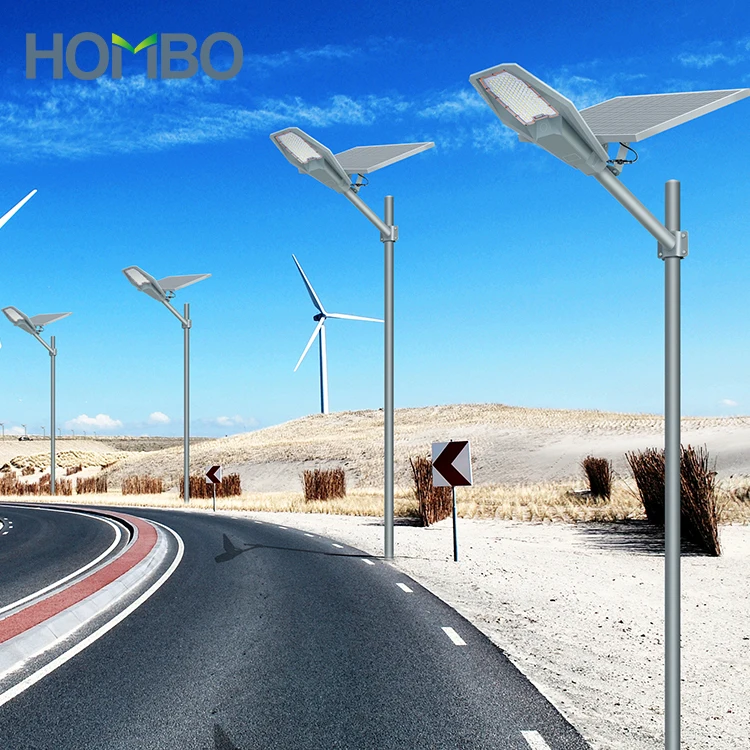 HOMBO Competitive Price Wireless Remote Control 100w 200w 300w 400w Solar LED Street Light