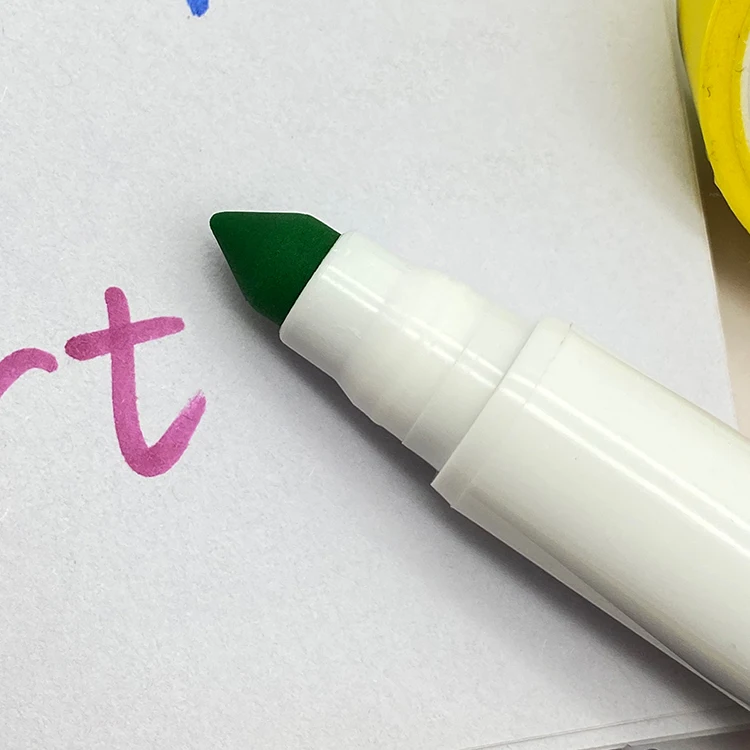 supplier wholesale custom logo non toxic 6 8 12 16 24colors washable marker water-base acrylic marker pen with jumbo tip for diy