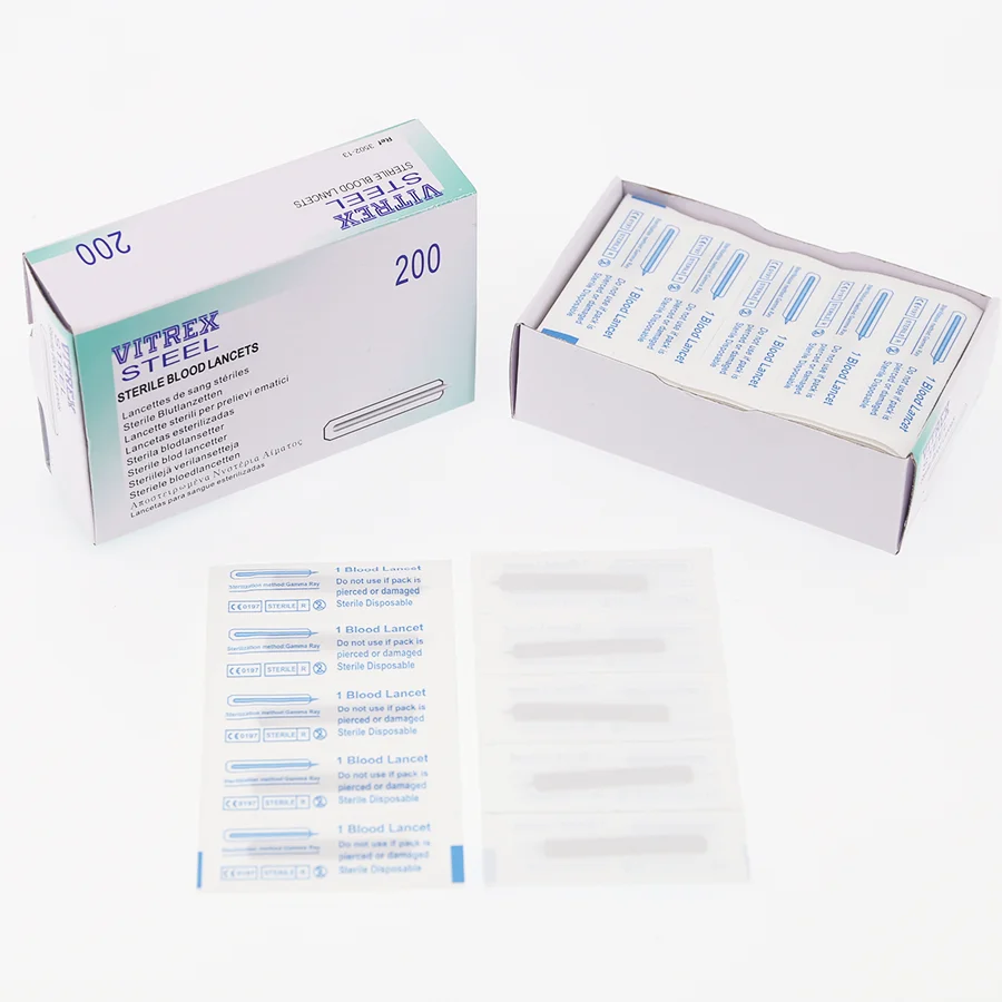 Stainless Steel Safety Lancet Blood Lancets Disposable Lancets Blood