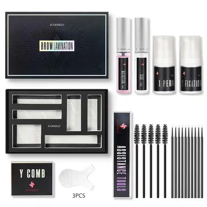 China wholesale brow lamination kit professional for fuller and messy eyebrow lift