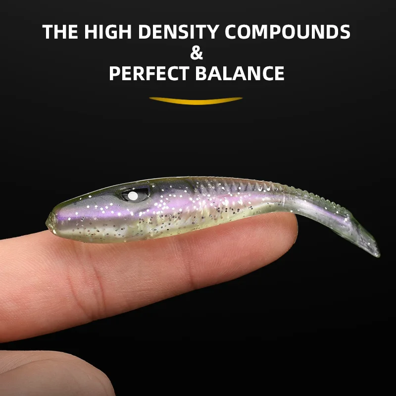 ALLBLUE CRAZY EEL Seabass Artificial Bait Silicone Worm Soft Fishing Lure