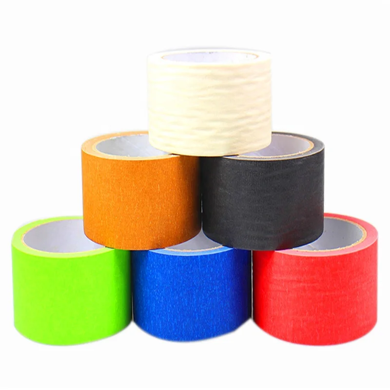 Оптовая продажа, черная рисовая бумага, Маскировочная лента для покраски и маскировки внутри помещений