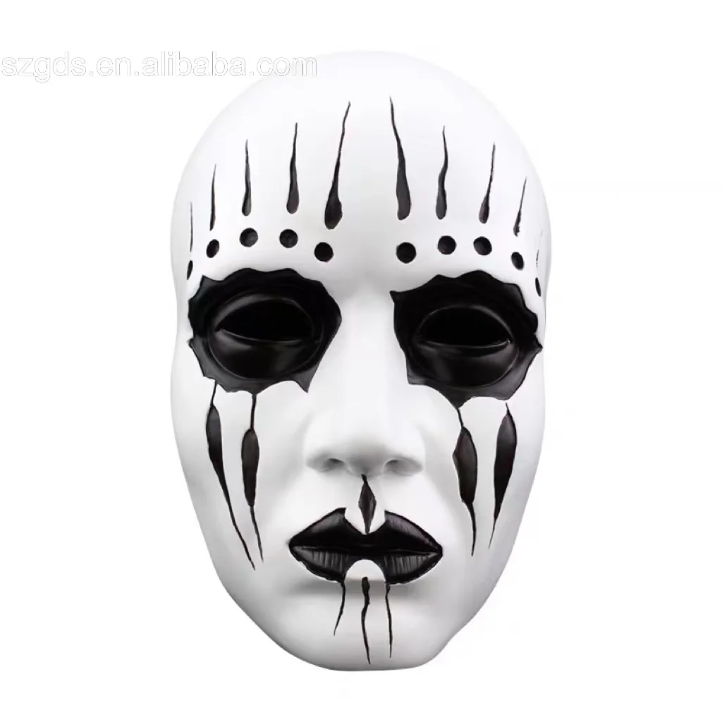 Повязка на маску Joey Slipknot для Хэллоуина одетая в белую из смолы все лицо