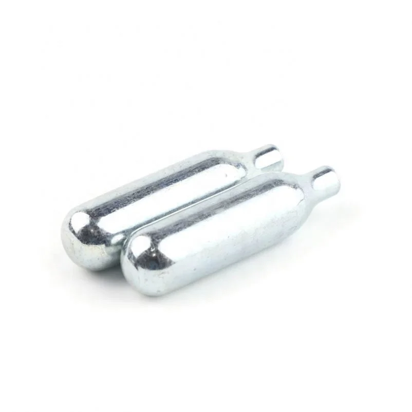 Highly recommended 8G/10Cc Customized Liquid CO2 Cartridge/Inflator With Screwless Neck For Soda Water/Beer Machine