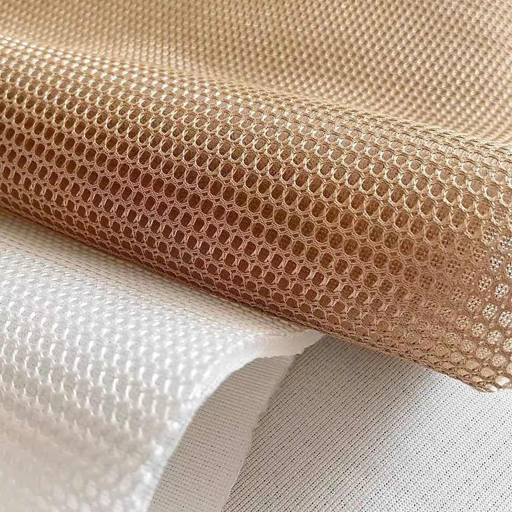 China Supplier Competitive Price Eco-friendly 100% Polyester 3D Air Mesh Spacer Sandwich Fabric For Sport Shoes