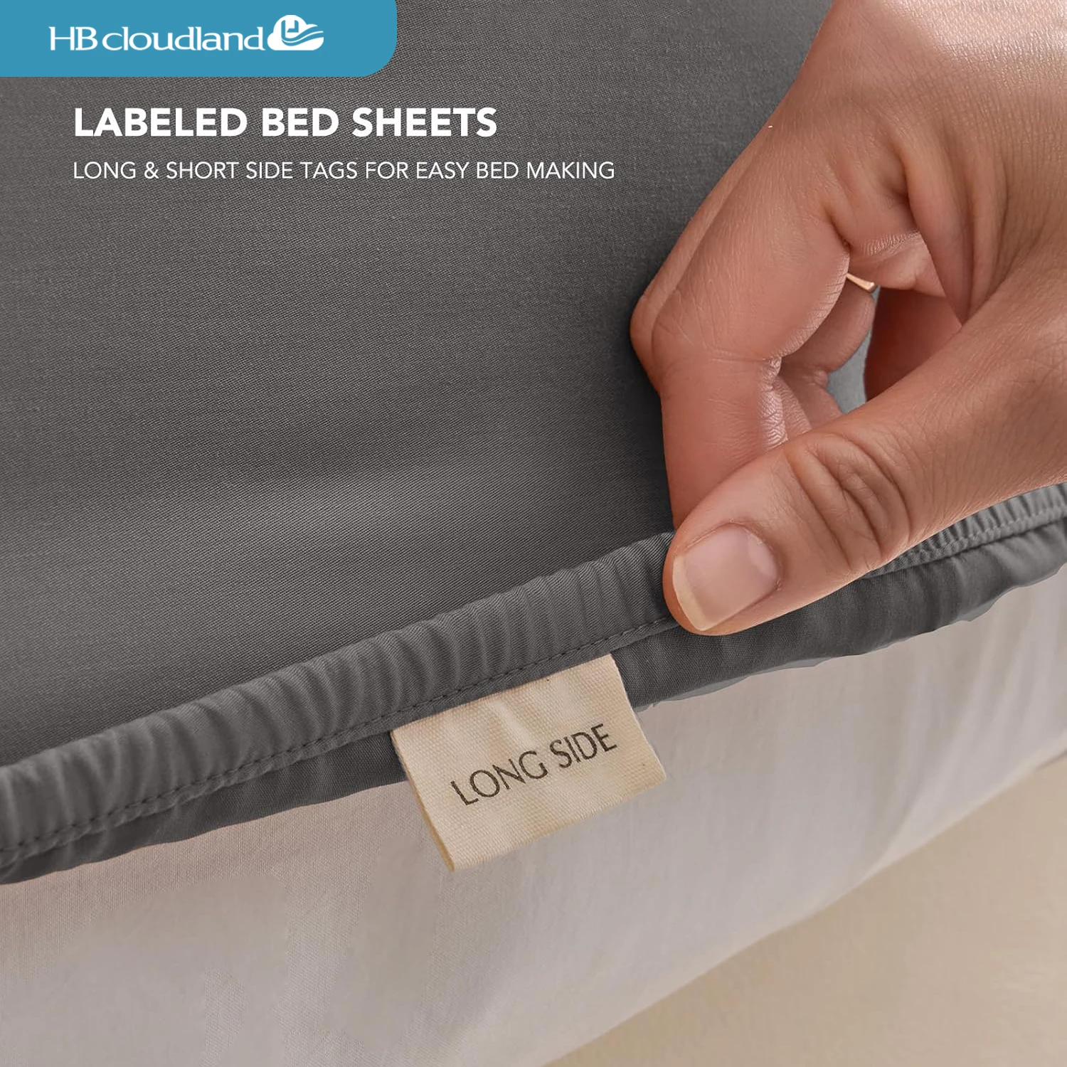Cloudland 100% Organic Bamboo Sheets OEKO-TEX Certified Bedding Sets in King Queen Twin Sizes Wholesale for Home Use