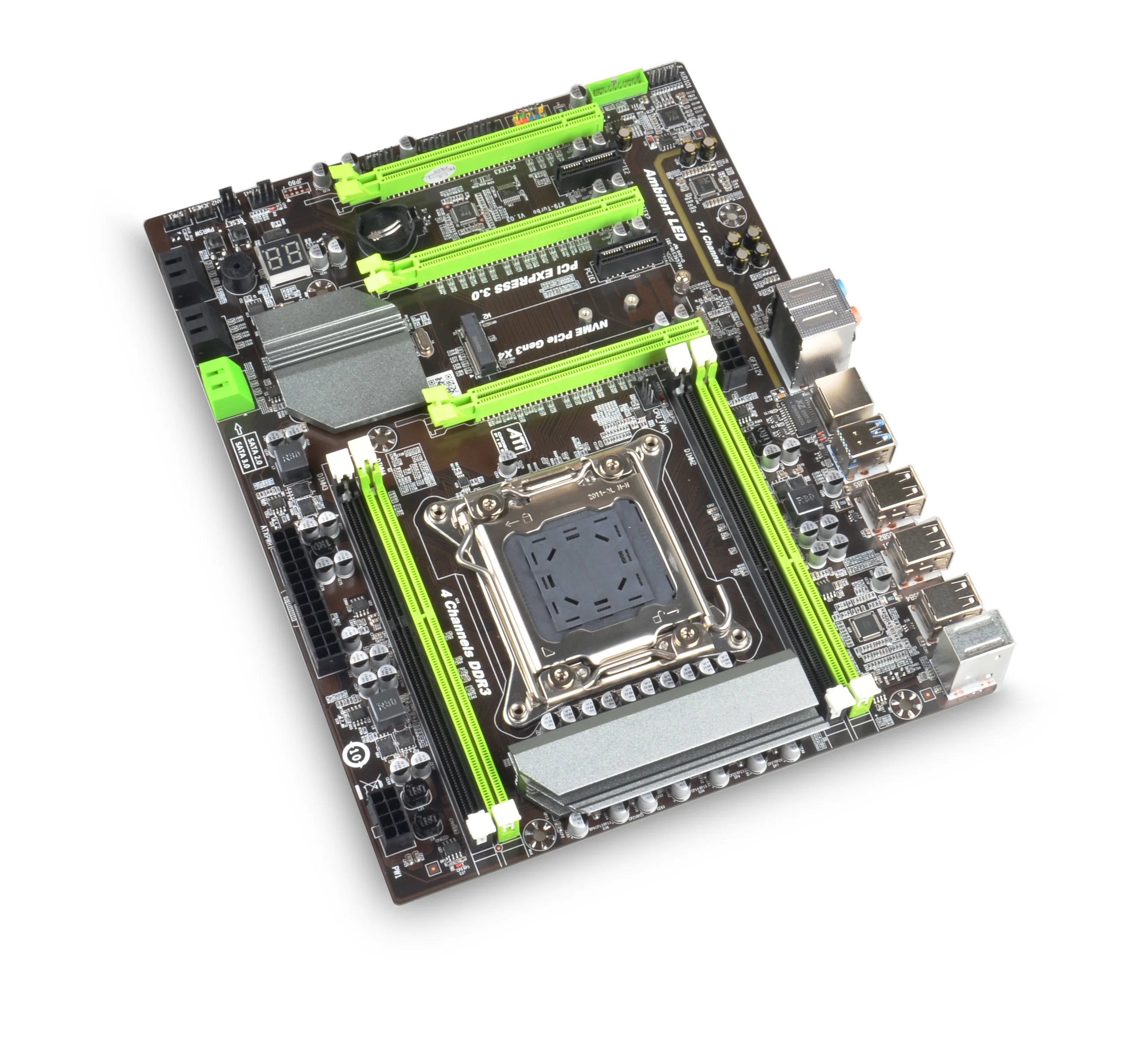 Материнская плата X79 combos с LGA2011 Xeon E5 2689 16 ГБ оперативной памяти и графической картой Rx580 8