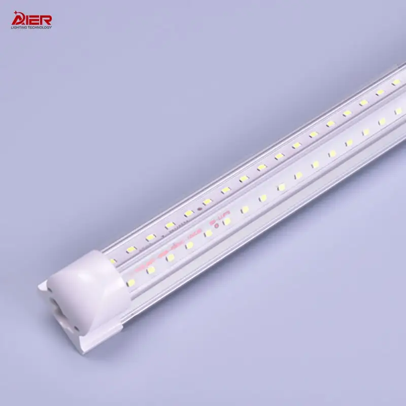 AIER ETL DLC 5FT T8 Integrated V-shaped Led Tube Light With OEM ODM Indoor Lighting Aluminum PC 3500K 4000K 5000K 6000K