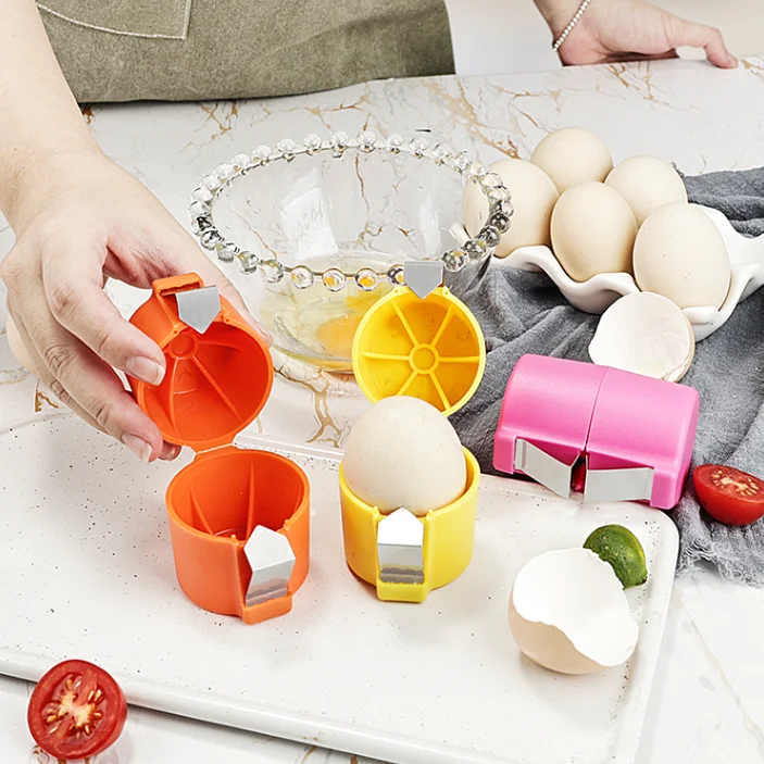 Eggs Breaker Separator egg opener shell separator cracker shell opener egg cracker for Cooking Camping Kitchen