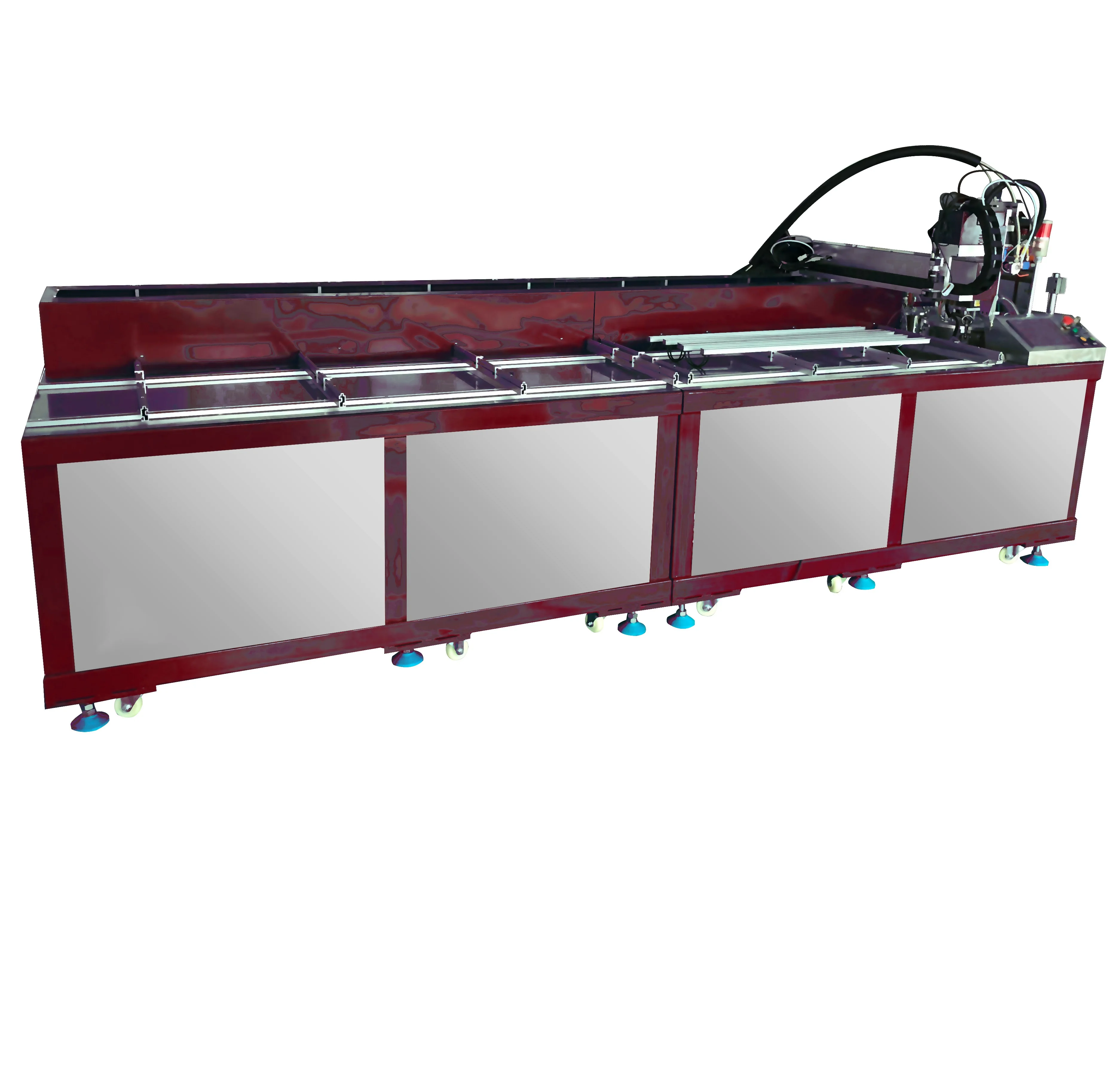 Supply online 2 components potting machine/two components glue automatic mixing machine production line