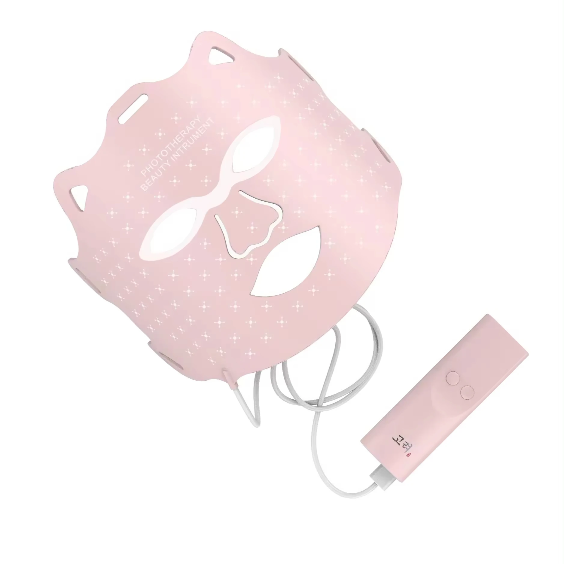 New Product 7-Color LED Silicone Flexible Face Mask for Skin Tightening & Rejuvenation with UK/ EU/ US Plugs