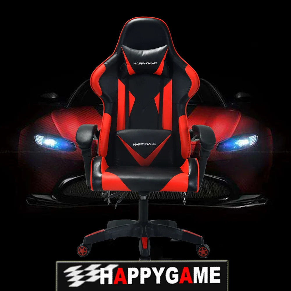 Белый Эргономичный игровой стул