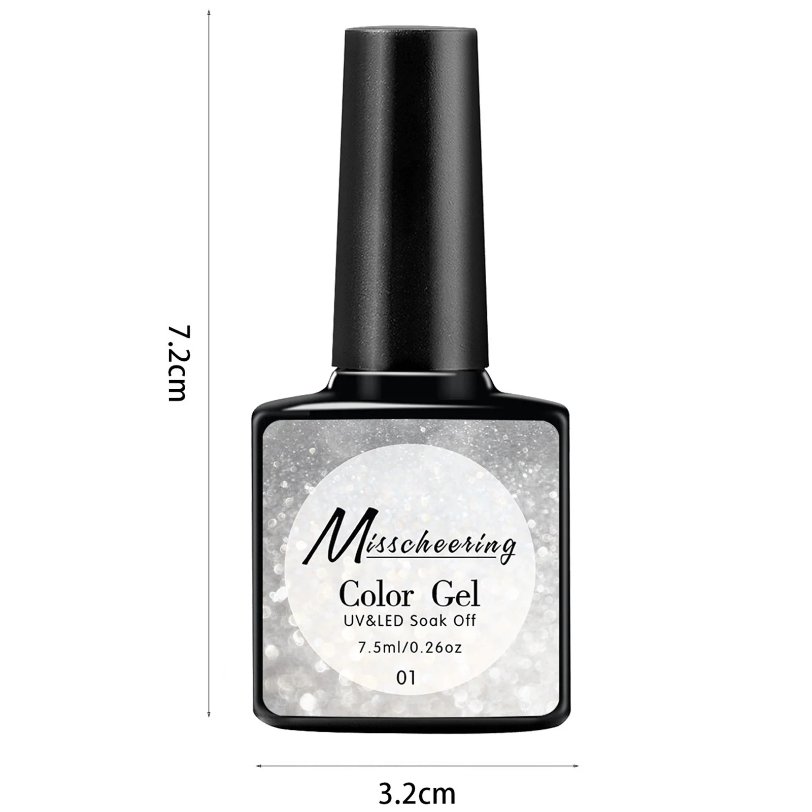 diamond nail polish gel Broken Diamond Glue Flash Galaxy Star Sequins Laser Nail Polish Poly Gel Type for Salon Use