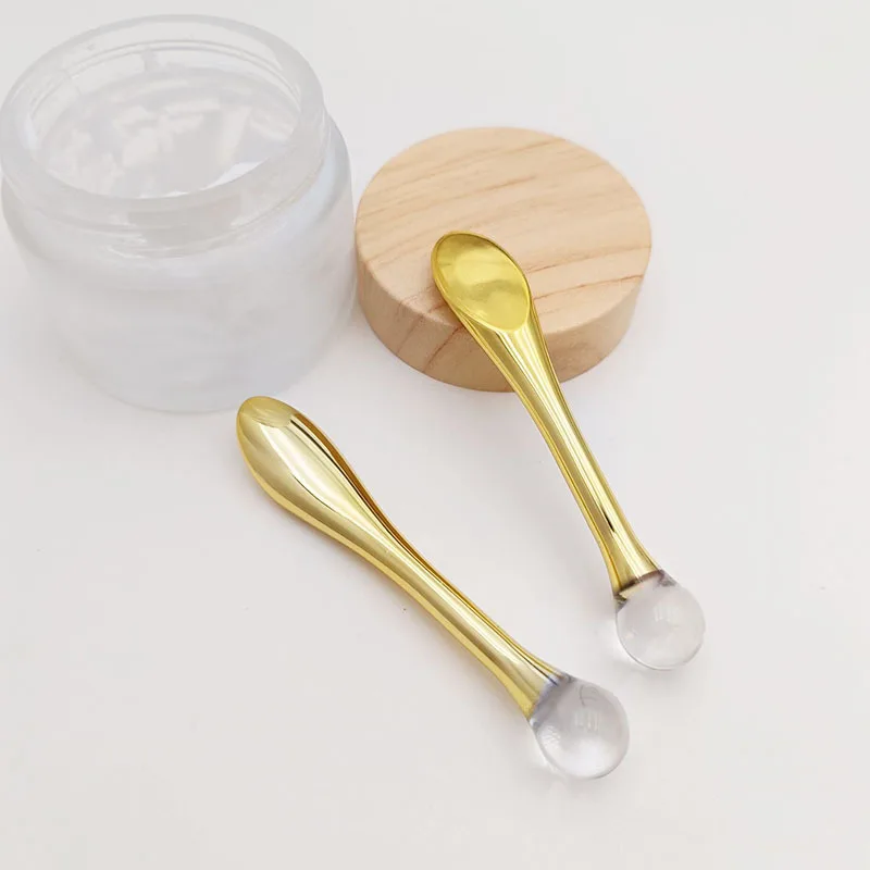 Wholesale Plastic ABS Small Facial Face Applicator Cream Mask Spatula Mini Cosmetic Mask Spoon