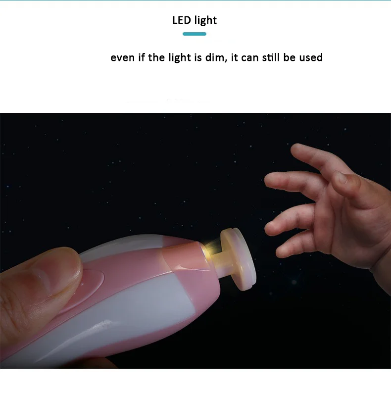 Factory Price High Quality Electric Nail Clippers For Baby Adult Low Noise Kids Nail Cutter File Nail Trimmer Care Kit