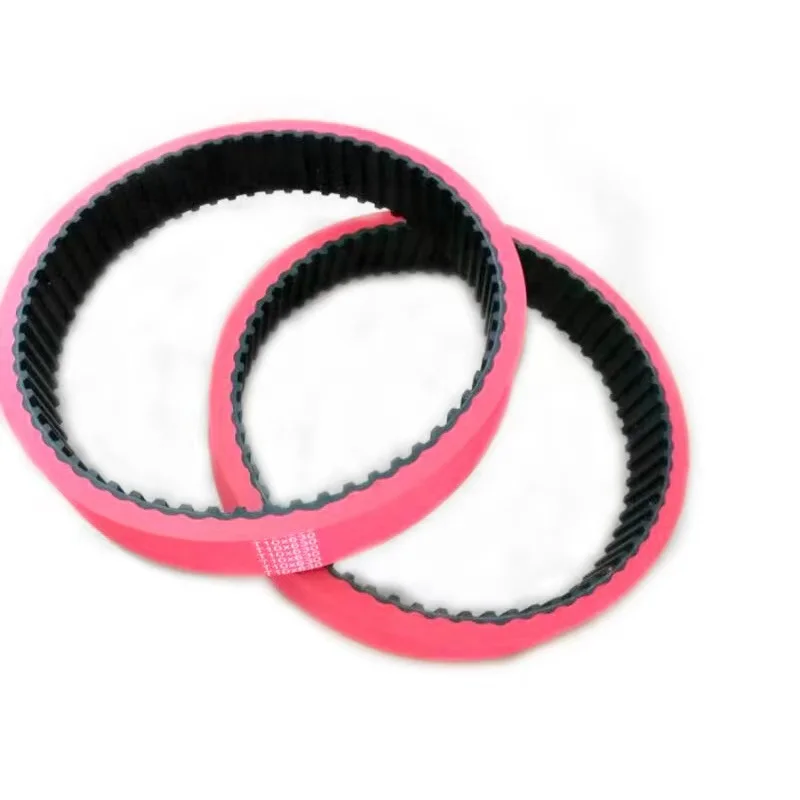 Chinese factories 630-T10 Red rubber coated timing belt 3M 5M 8M 14M T5 T10 Timing belt