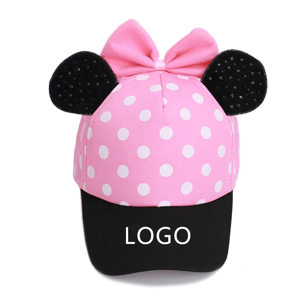 
Bow cute girl princess kids baseball cap 