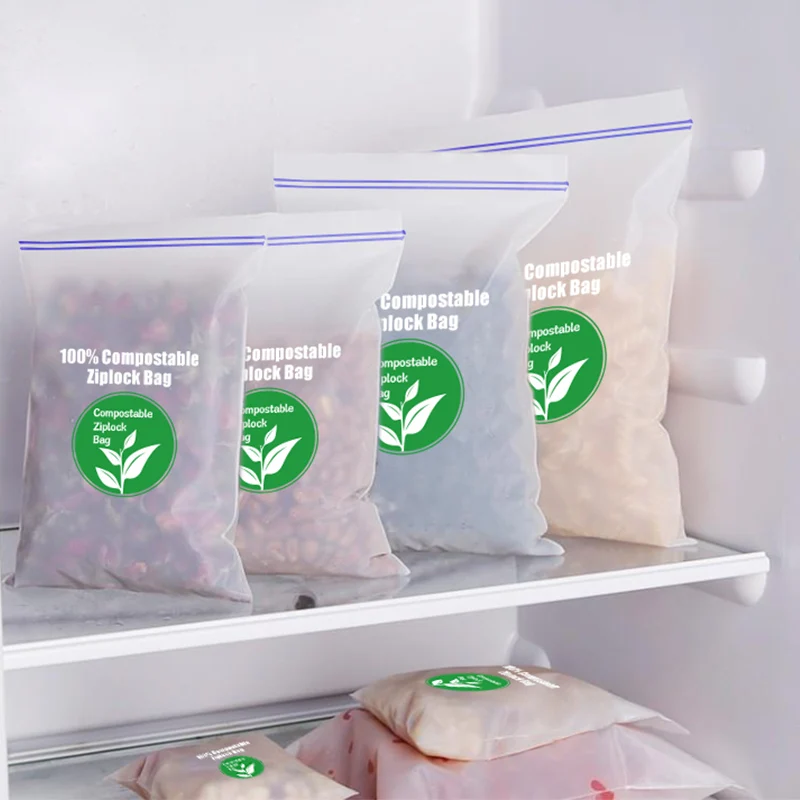 YURUI PLA Hot Sale Sandwich Snack Bags Ldpe Freezer Ziplock Bags Compostable Toast Bread Reusable Plastic Sandwich Bag