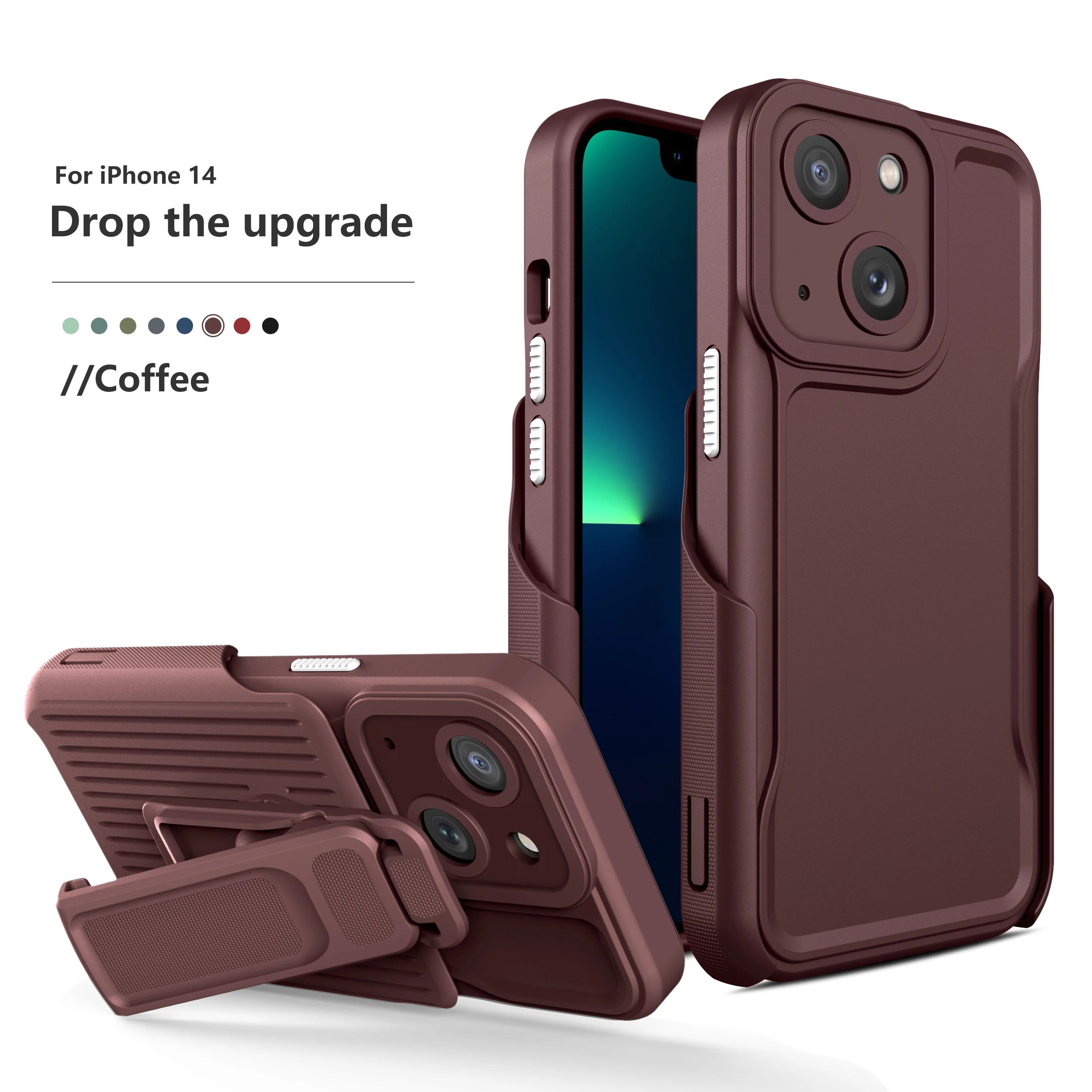 Wholesale Outdoor Sports for  iphone 14 pro max cover phone case luxury with back clip