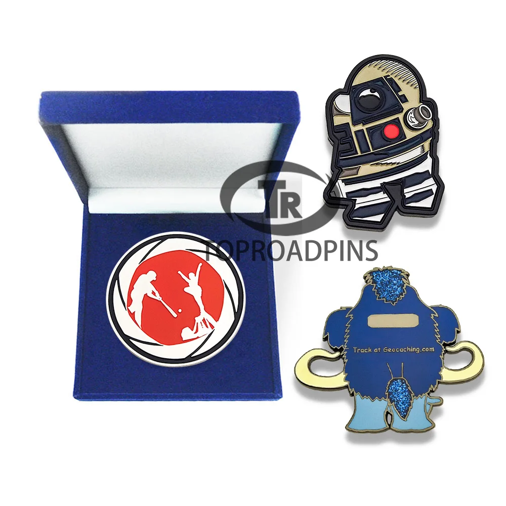 Custom Iron Coin 2 3D Challenge Coins Die Stamped Selling And Buying Old Coins