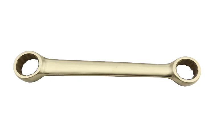 Aluminum Bronze High Quality Professional Manufacture anti-static Double flat box wrench 17*19mm for power plant