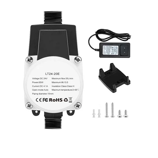 Автоматический насос-бустер давления, 13,5 М, 24 В, 45 Вт, бесщеточный контроллер водяного насоса IP56, бытовой водонагреватель, бустер для дома