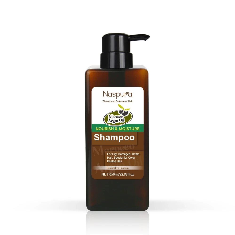 100% hair cosmetic products organic moroccan argan oil Shampoo for repairing hair care