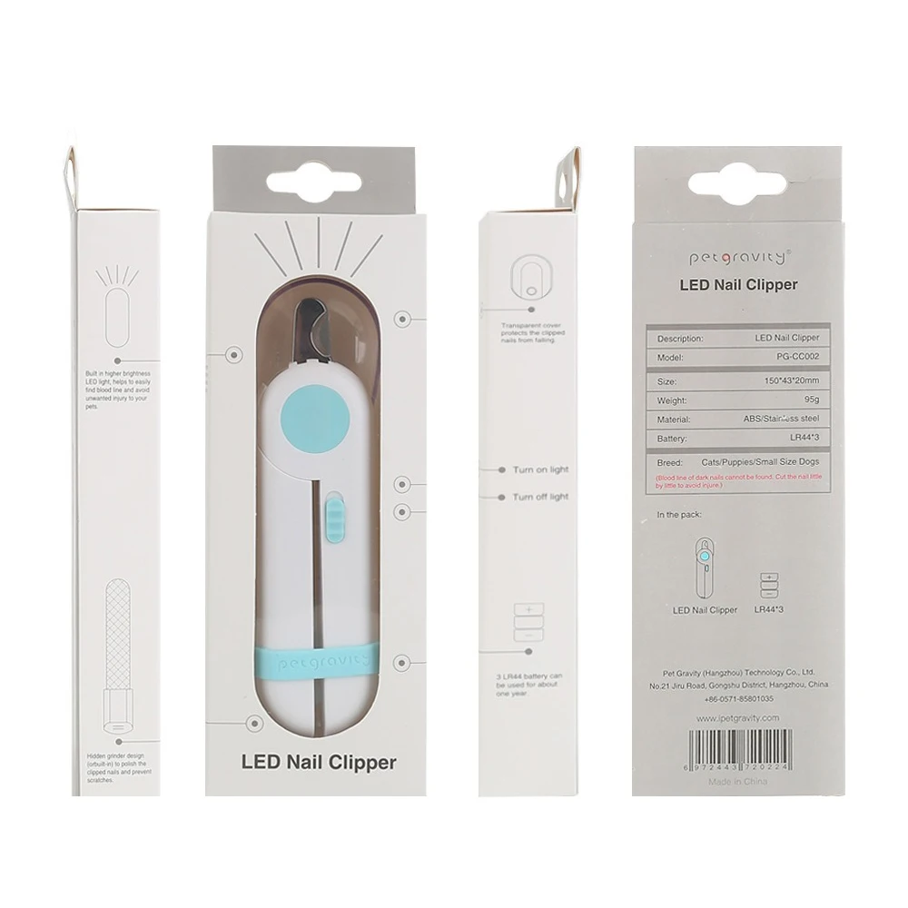 Ready to ship comfortable use stainless steel dog nail clipper with free